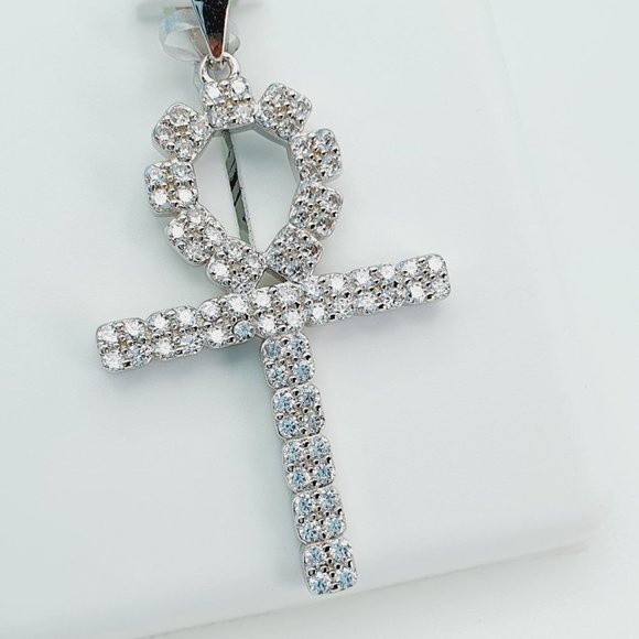 925 Sterling Silver Cubic Zirconia Pendant, U19254736 - Picture 8 of 11